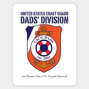 USCG Dad's Division Logo Sticker